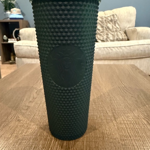 Starbucks Other - Starbucks Dark Green Textured Tumbler